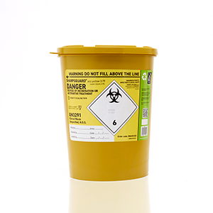 SHARPS DISPOSAL CONTAINER 3.75L