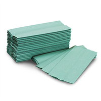 HC128GR C-FOLD HAND TOWEL GREEN (2880)