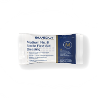 BLUE DOT MED FLOW WRAPPED DRESSING NO.8