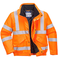 RT32 Orange Hi-vis Bomber Jacket 