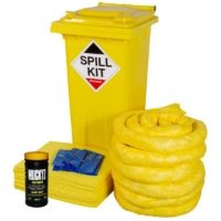 OSK100L - 125LTR WHEELED BIN SPILL KIT