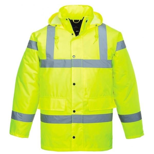 S460 YELLOW HI VIS TRAFFIC JACKET XS