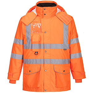 RT27 Hi-vis 7-in-1 Orange Jacket